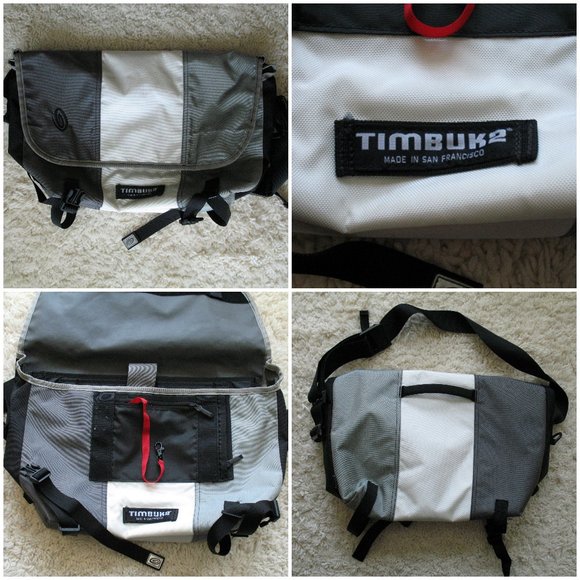 Timbuk2 Bags Timbuk2 Messenger Bag Medium Gray Made In San